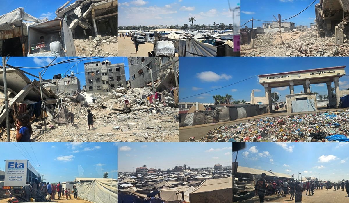 അവർ ശവക്കൂമ്പാരത്തിന് മുകളിലൂടെ യാത്ര തുടരുകയാണ്