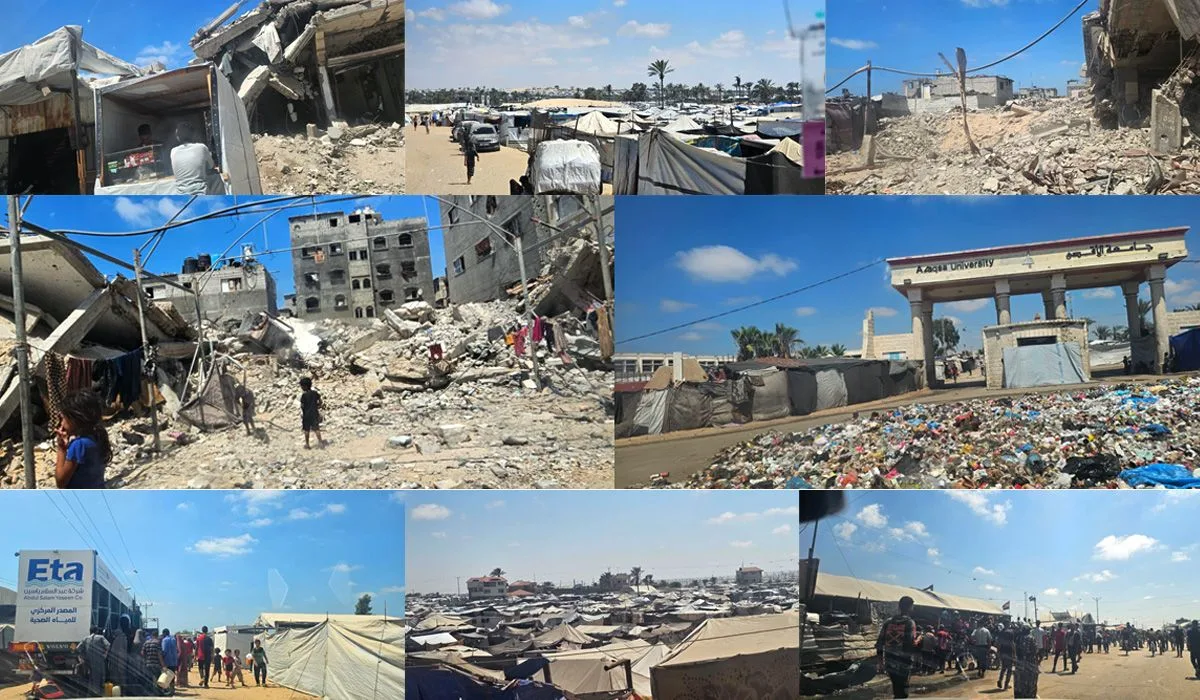 അവർ ശവക്കൂമ്പാരത്തിന് മുകളിലൂടെ യാത്ര തുടരുകയാണ്