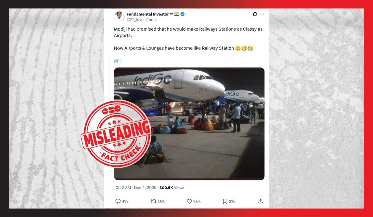 എയർപോർട്ട് ടാർമാക്കിൽ നിരന്നിരിക്കുന്ന യാത്രക്കാർ; പ്രചരിക്കുന്നത് പഴയ ചിത്രം