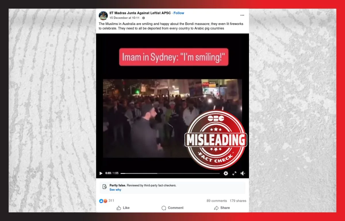 Old Protest,New Hate:How a 2023 Clip Was Used to Target Muslims After the Bondi Shooting