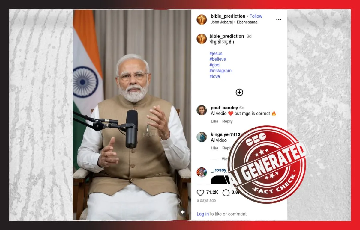 Did Modi Endorse Christianity? See What AI Does