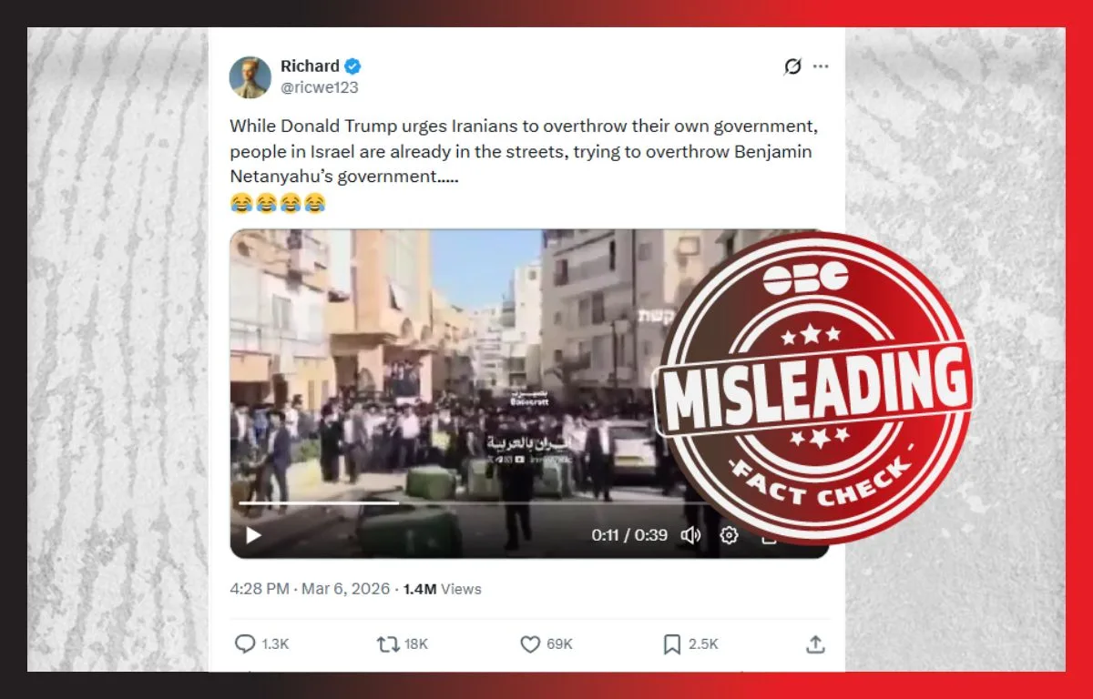 Chaos on the Streets? Viral Video Falsely Linked to Anti-Netanyahu Protests