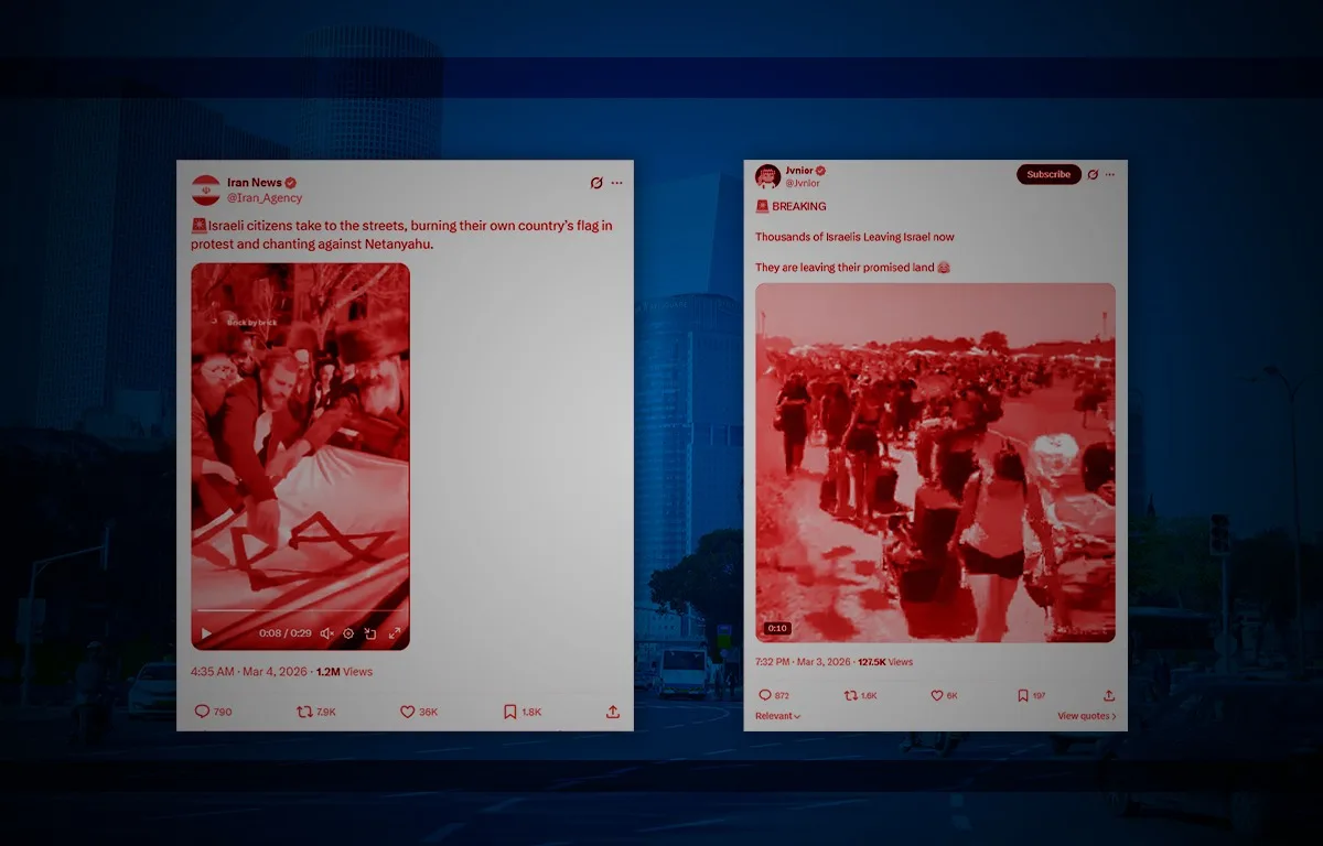 Flag Burning and ‘Mass Exodus’: Two Viral Videos Add to Iran–Israel War Frenzy