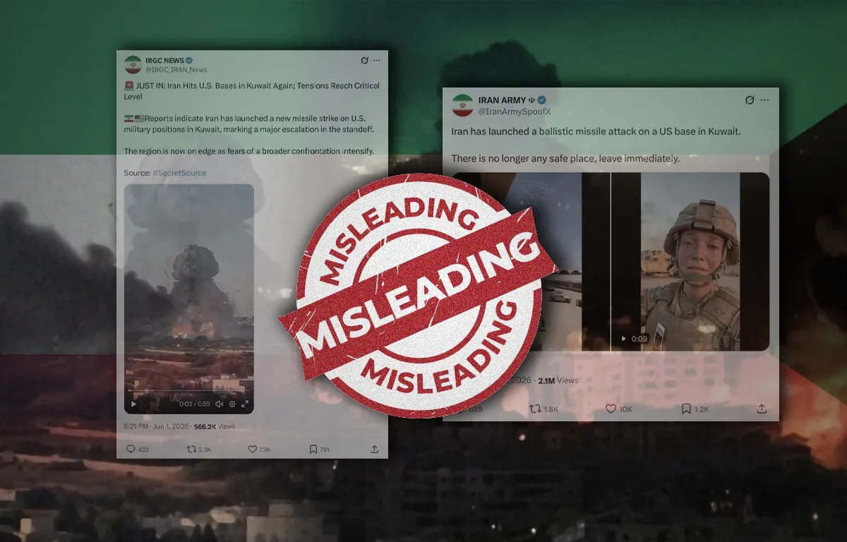 Missiles, Myths and Malta: How Unrelated and AI-Generated Videos Went Viral After Iran’s Kuwait Strike