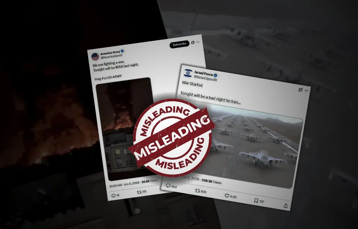A 13-Year-Old Air Base Video and a Months-Old Tehran Fire: How Viral Posts Distorted the War Narrative 