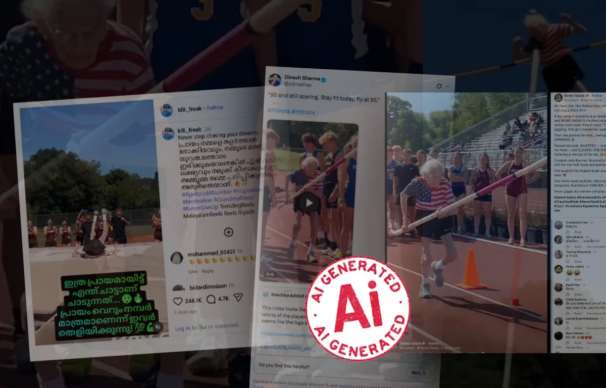 Grandma’s Viral Pole Vault? An AI-Generated Stunt