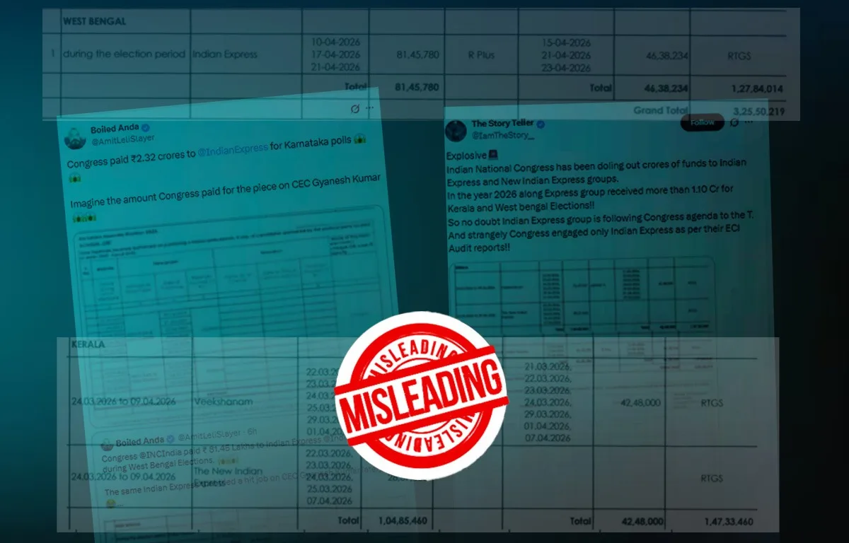 ₹81 Lakh to The Indian Express? A Real ECI Document, A False Narrative