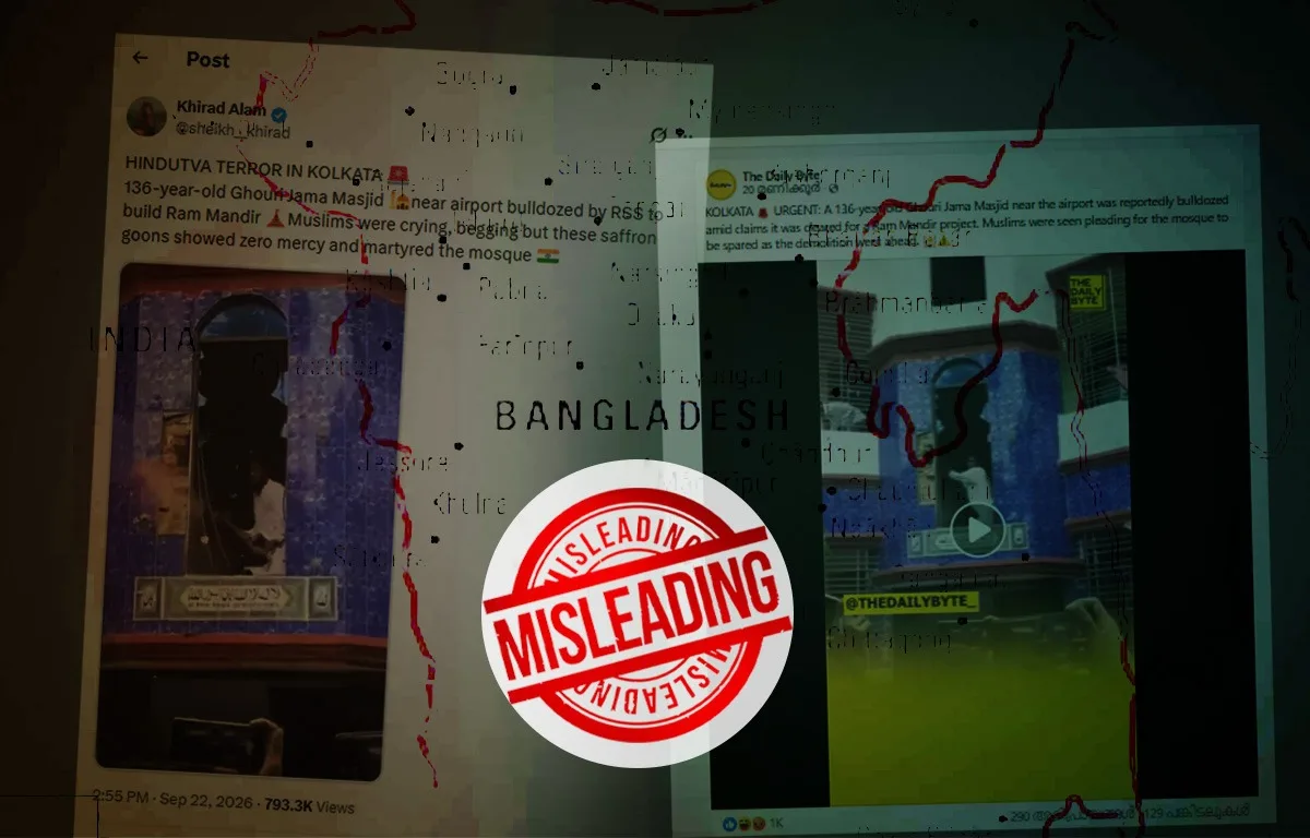 Kolkata Mosque Demolition? The Video Is From Bangladesh 
