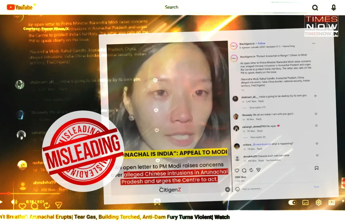 Tear Gas, Not Chinese Intrusion: Arunachal Woman’s Video Taken Out of Context